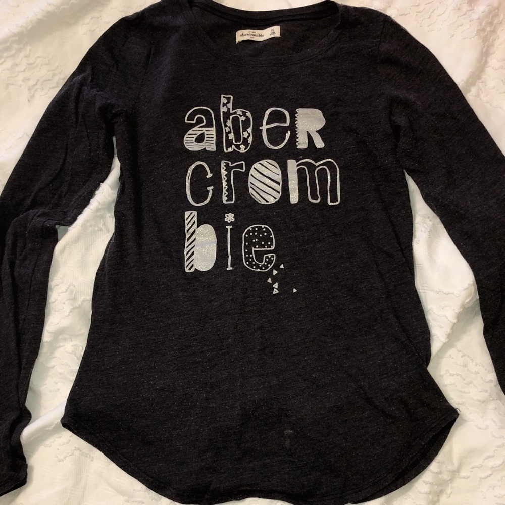 Abercrombie Long Sleeved Logo Top